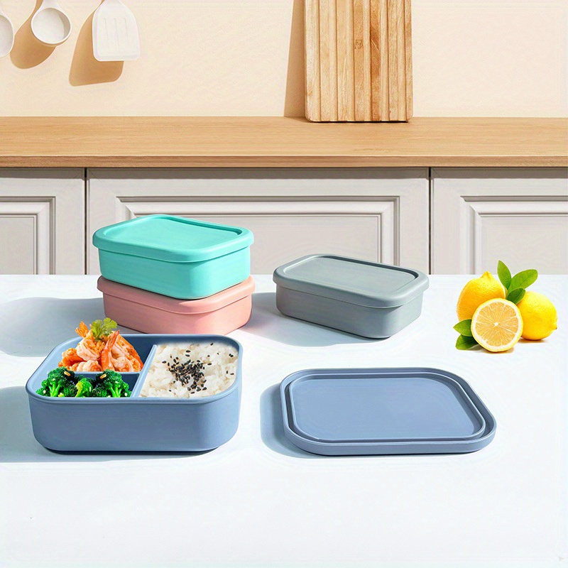 1 Ud. Fiambrera Rectangular Silicona Cocina Caja Bento - Temu Chile