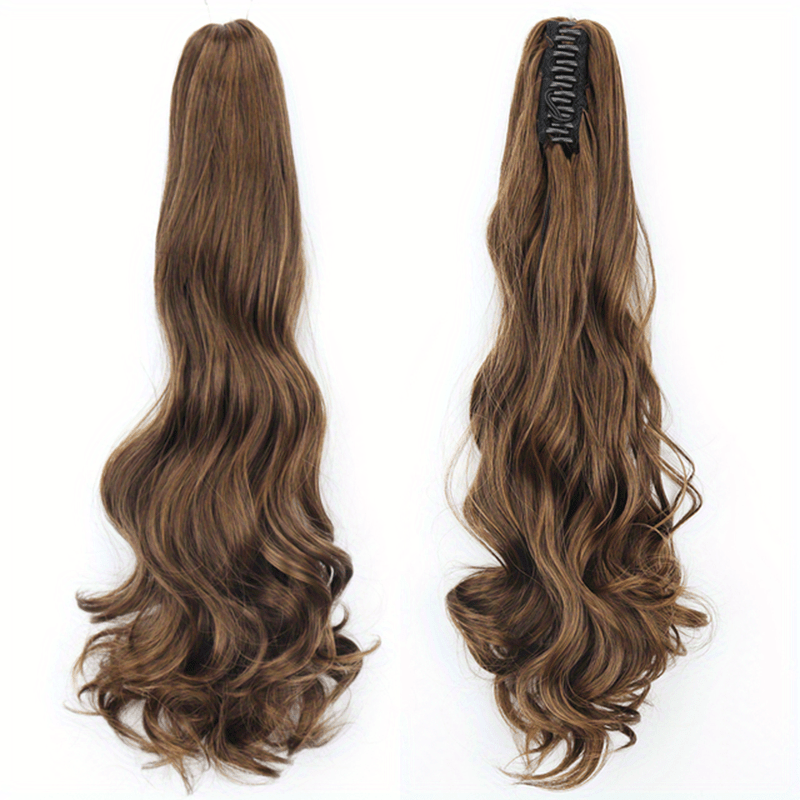 Long Wavy Ponytail Extensions Natural Look Daily Use