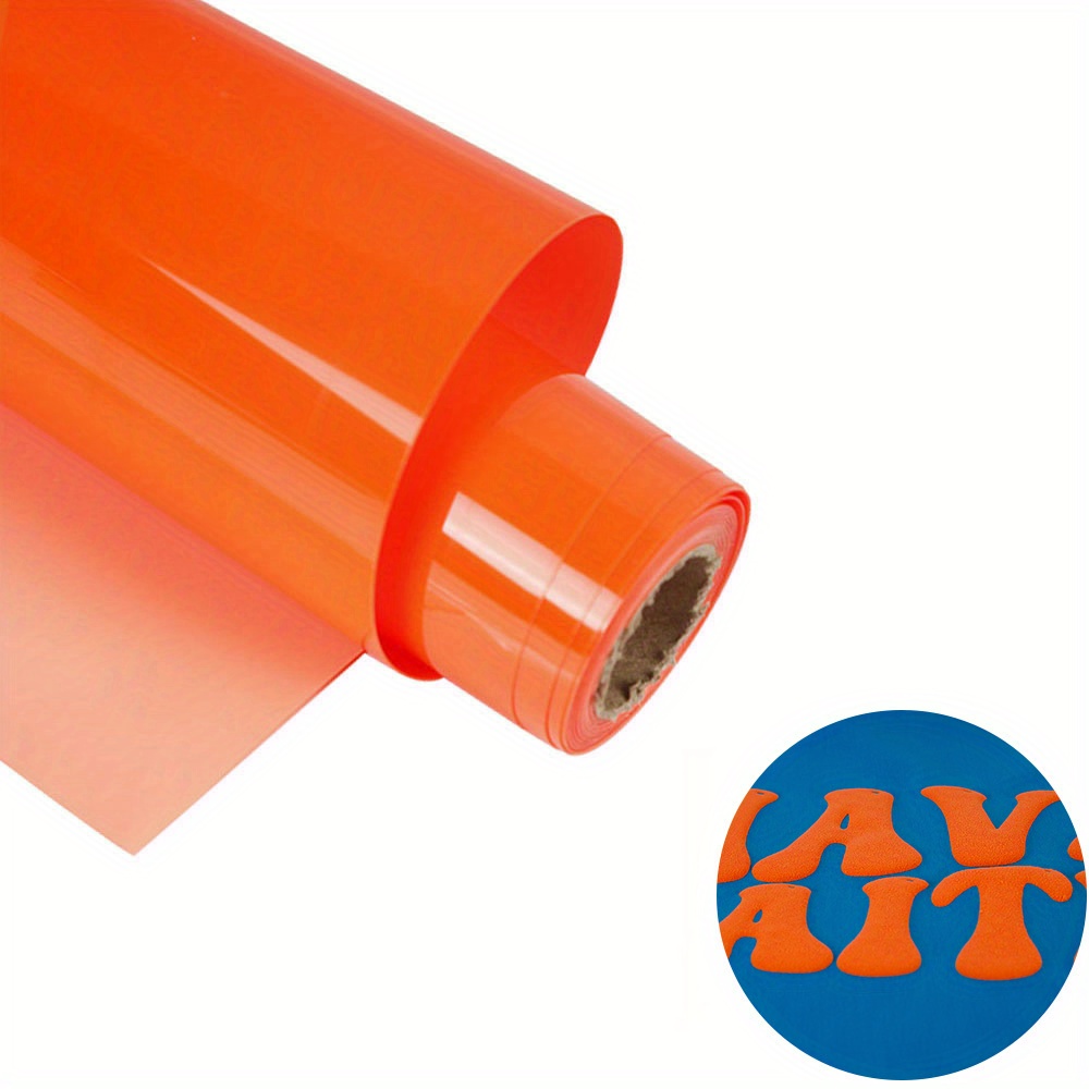 Orange 3D Puff Heat Transfer Vinyl