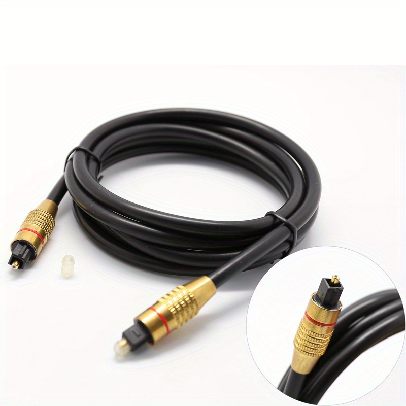 Digital Audio Optical Fiber Cable Optical Od4 0 Molding Head Toslink Optical  Fiber Audio Cable Suitable Set Top Box Tv Dvd - Smart Home - Temu