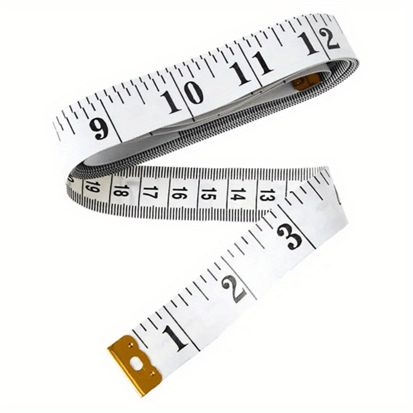 Cinta métrica para cuerpo suave, cinta métrica para cuerpo, doble escala,  tela pequeña, costura, tela a medida, cinta métrica para mediciones