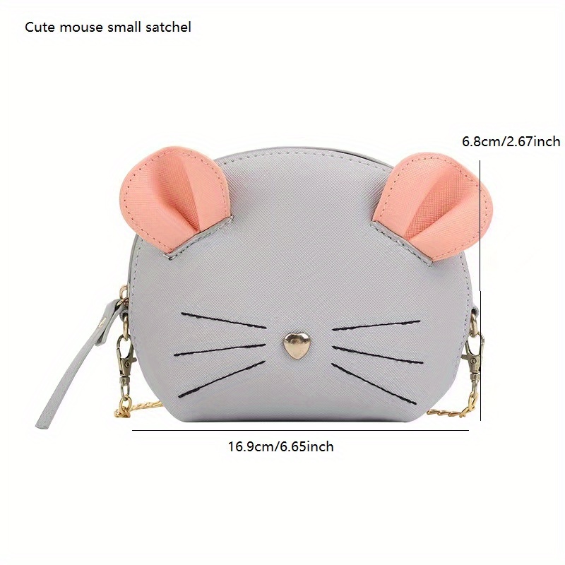 Cute Cartoon Mouse Shape Coin Purse