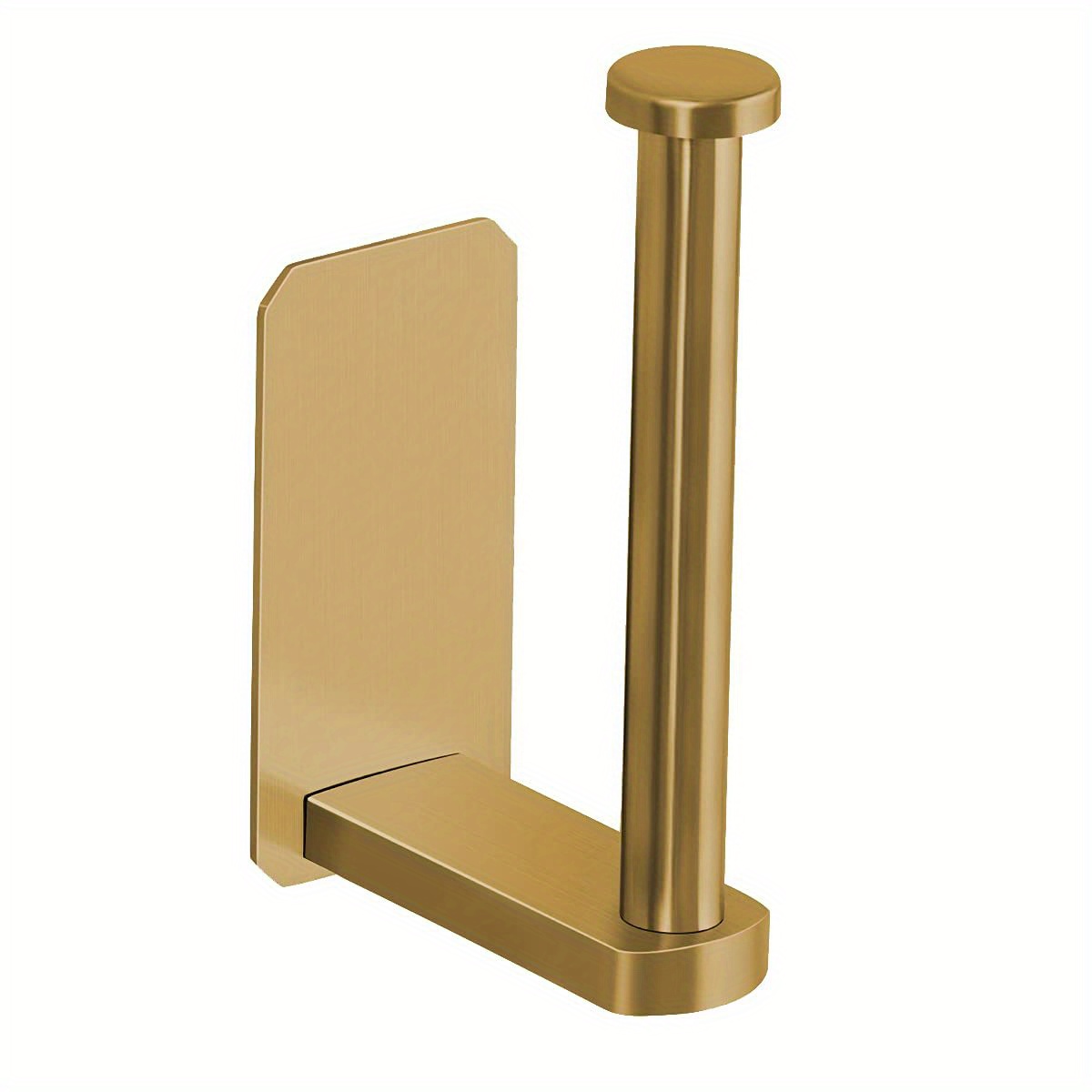 Noonext Toilet Paper Holder Gold, Adhesive Toilet Paper Holder with Phone  Shelf, Toilet Paper Roll Holder SUS304 Stainless Steel, Self Adhesive or