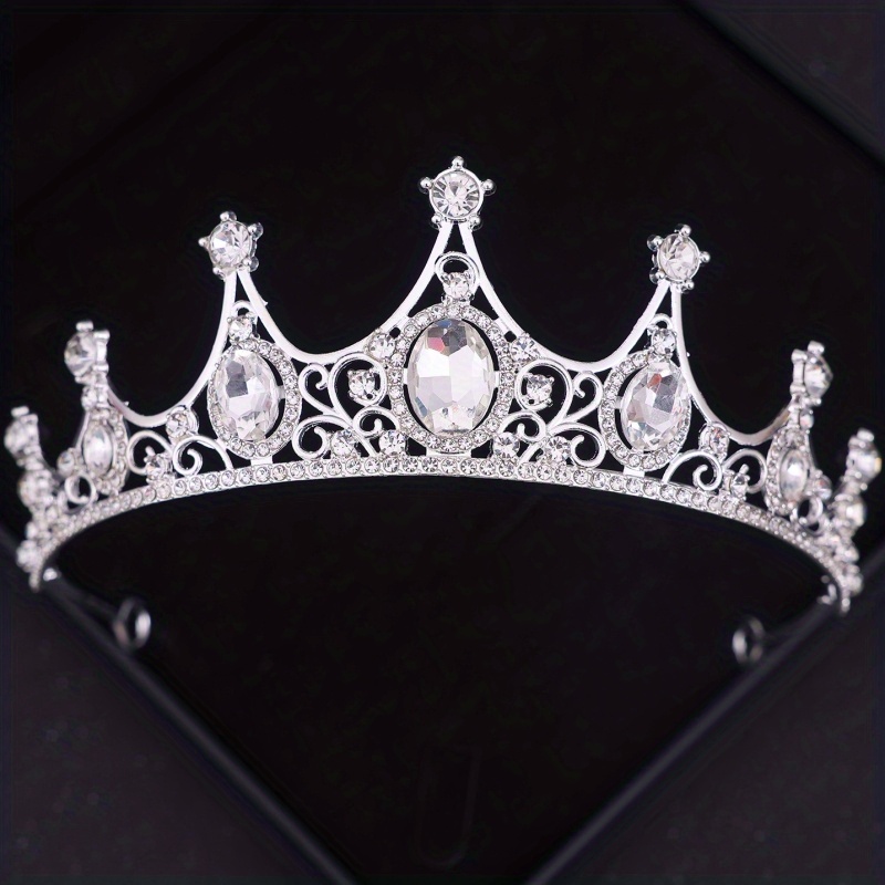 COURONNE PRINCESSE ARGENT STRASS FILLE