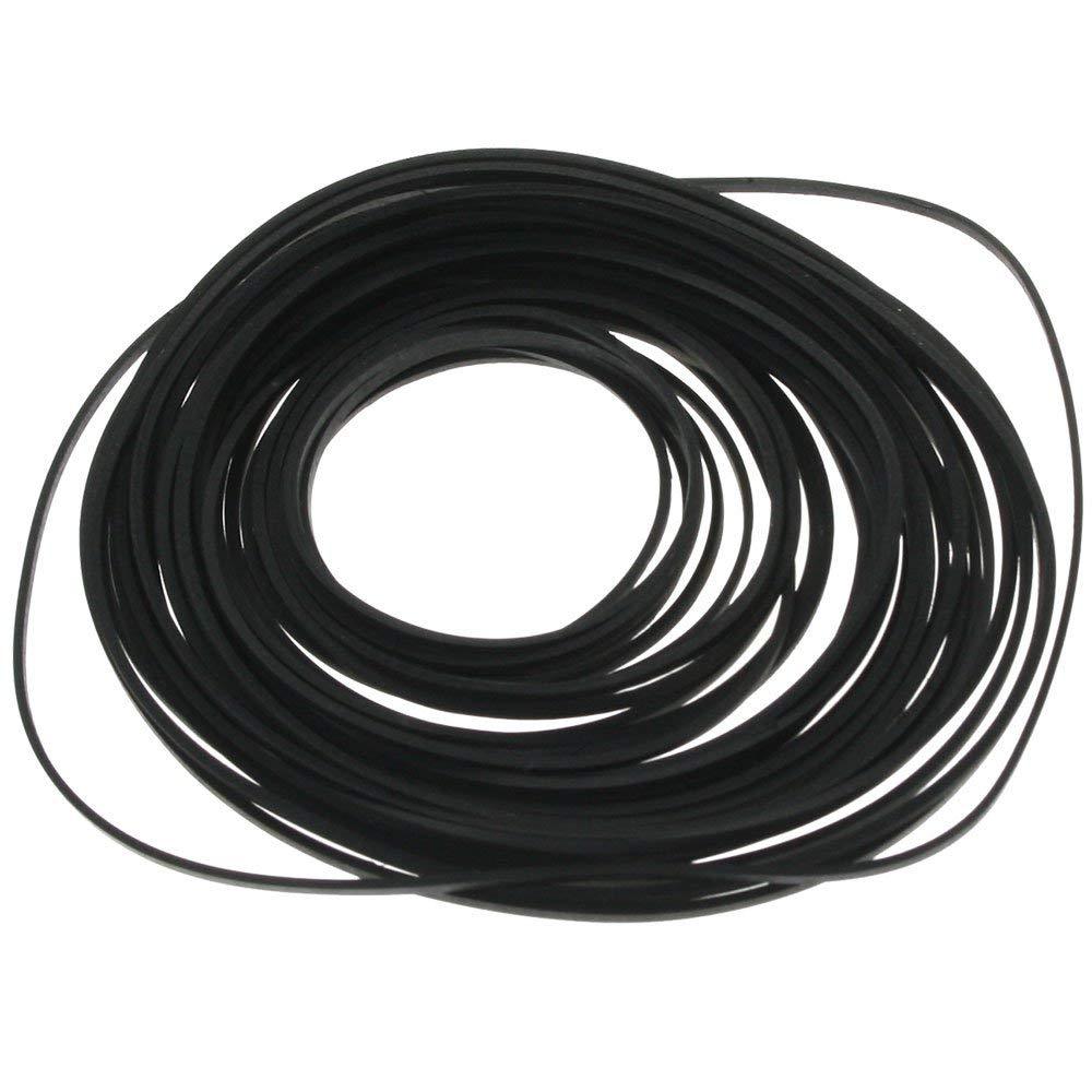 Belt For Dvd/cd Repair Maintenance Mixed Cassette Square Belt Black (20pcs)