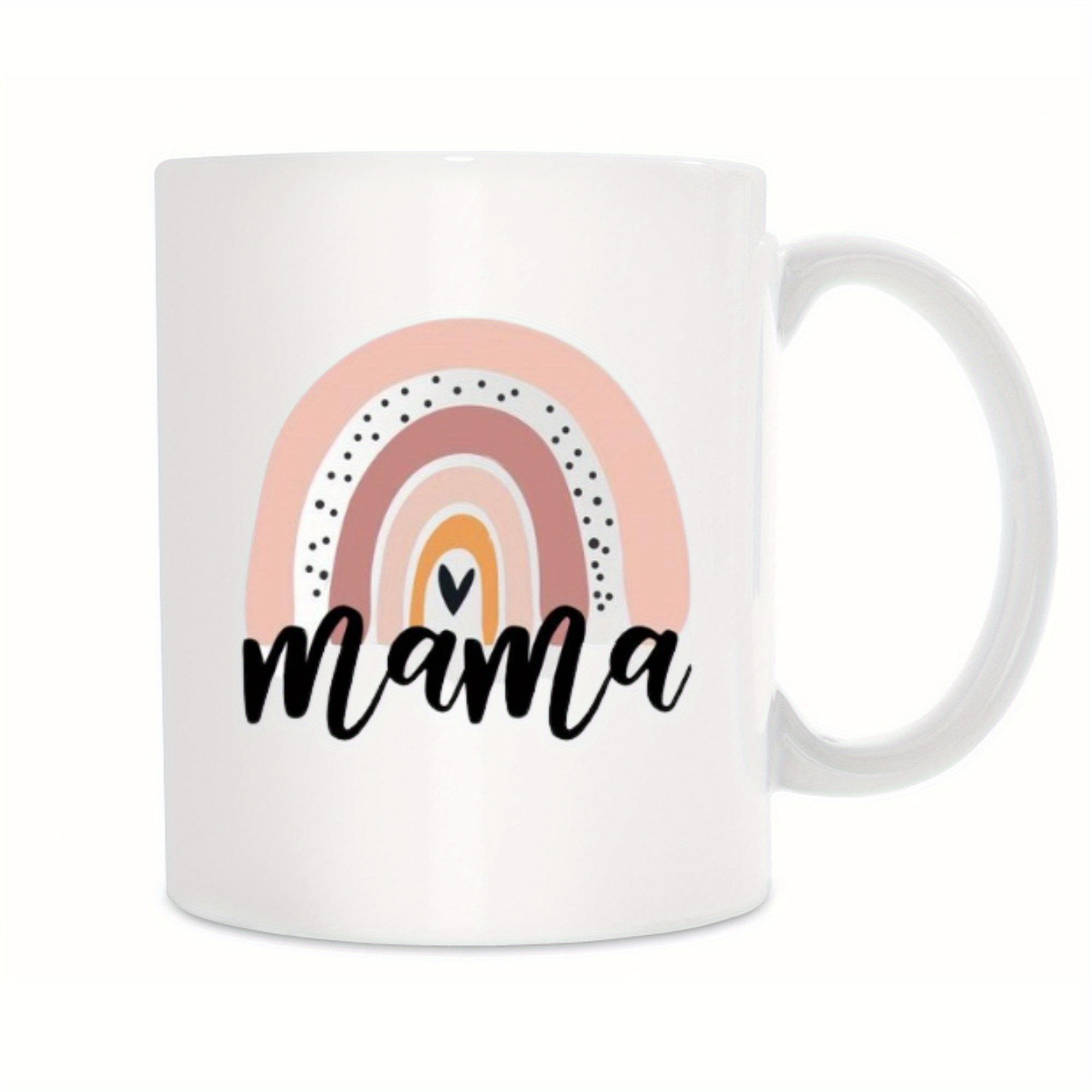 Mama Rainbow Coffee Mug Mama Mug Gift for New Motherhood Mom 