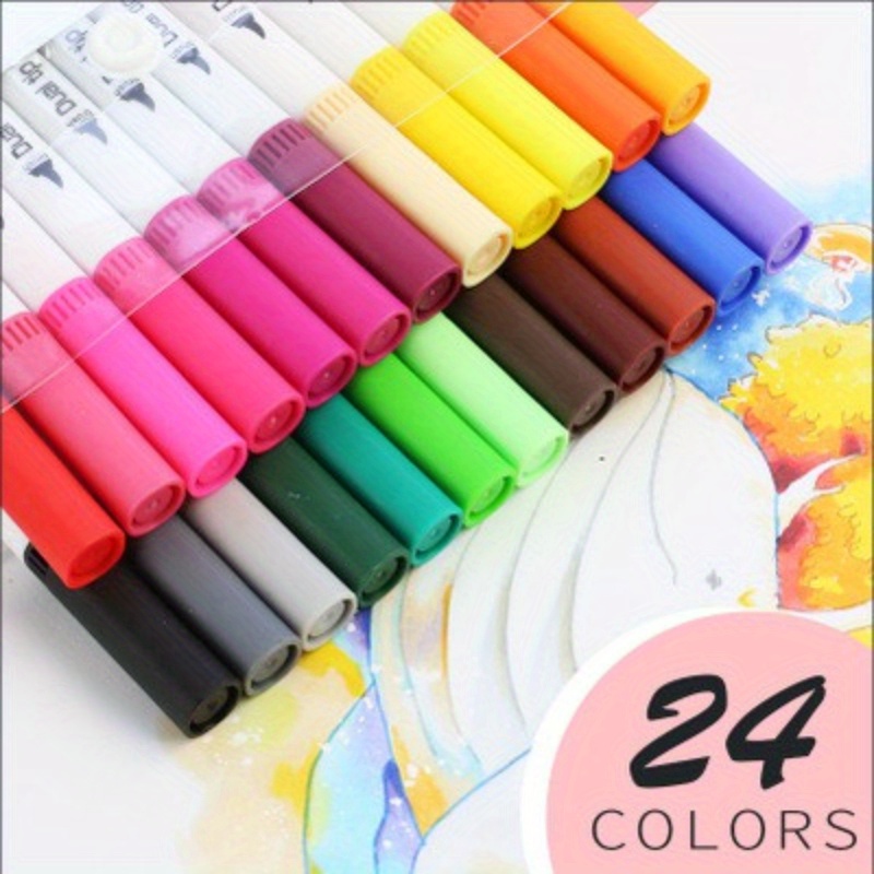 Clearance！EQWLJWE 150PCs Children Watercolor Marker Pen Sets,36 Watercolor  Pens, 24 Colored Pencils, 12 Color Gouache, 24 Color Crayons, Common Tools