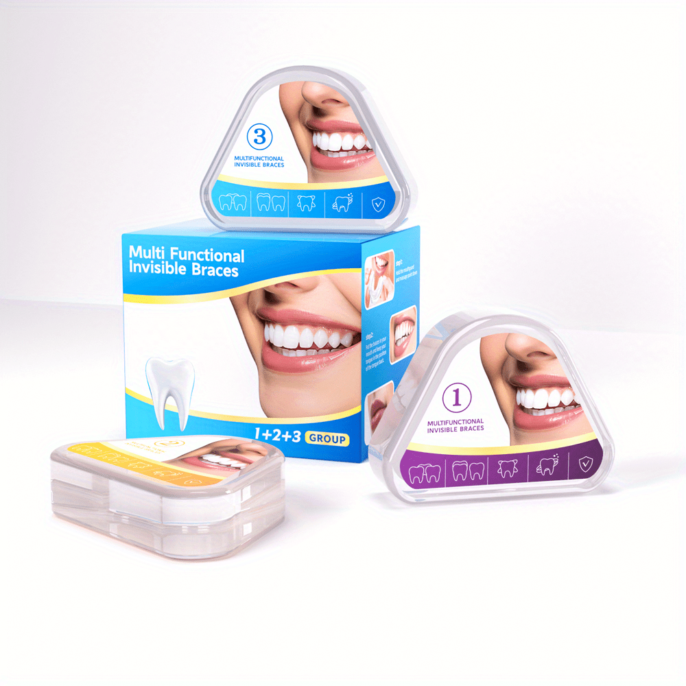 40 pièces/paquet bandes de caoutchouc de ligature orthodontique dentaire,  orthèse élastique de correcteur de dents multicolore