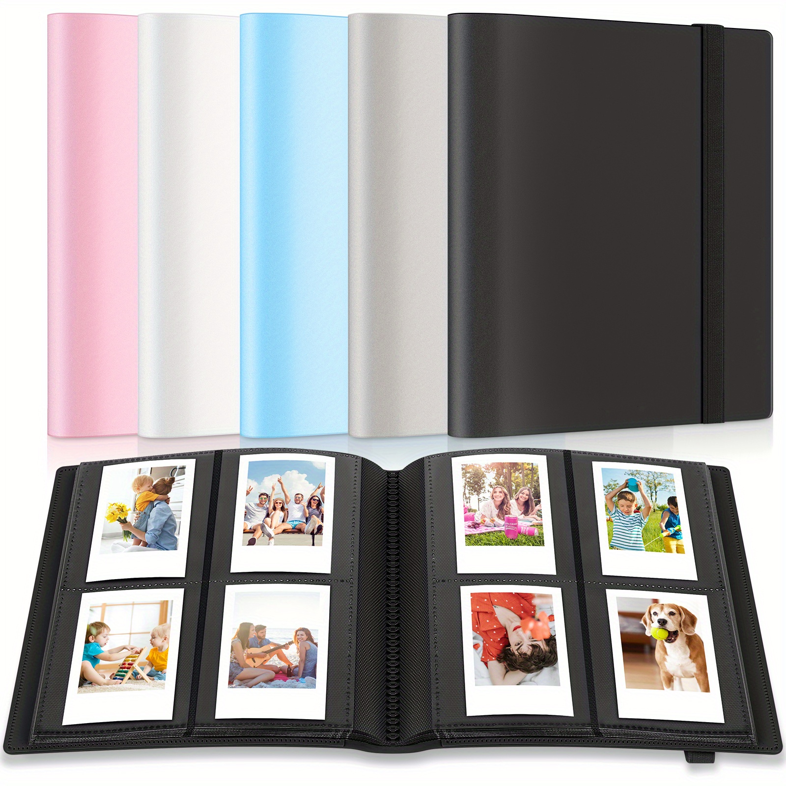256 Pockets Mini Photo Album - Fits for Fujifilm Instax Mini11 Mini 9 Mini  8 Mini 7s Mini 40, Polaroid Snap PIC-300, Kodak Mini 3-Inch Film,Polaroid