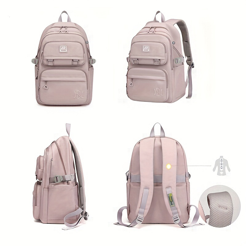 Large Capacity Backpack Nylon Durable Lightweight School - Temu