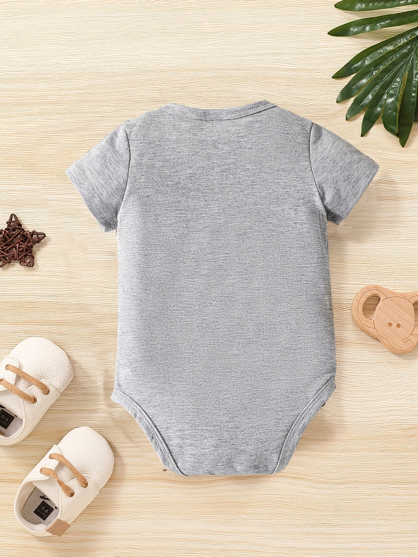 infant triangle jumpsuit with cute letter print short sleeved romper sleepwear 5 things you should know about my grandma details 1