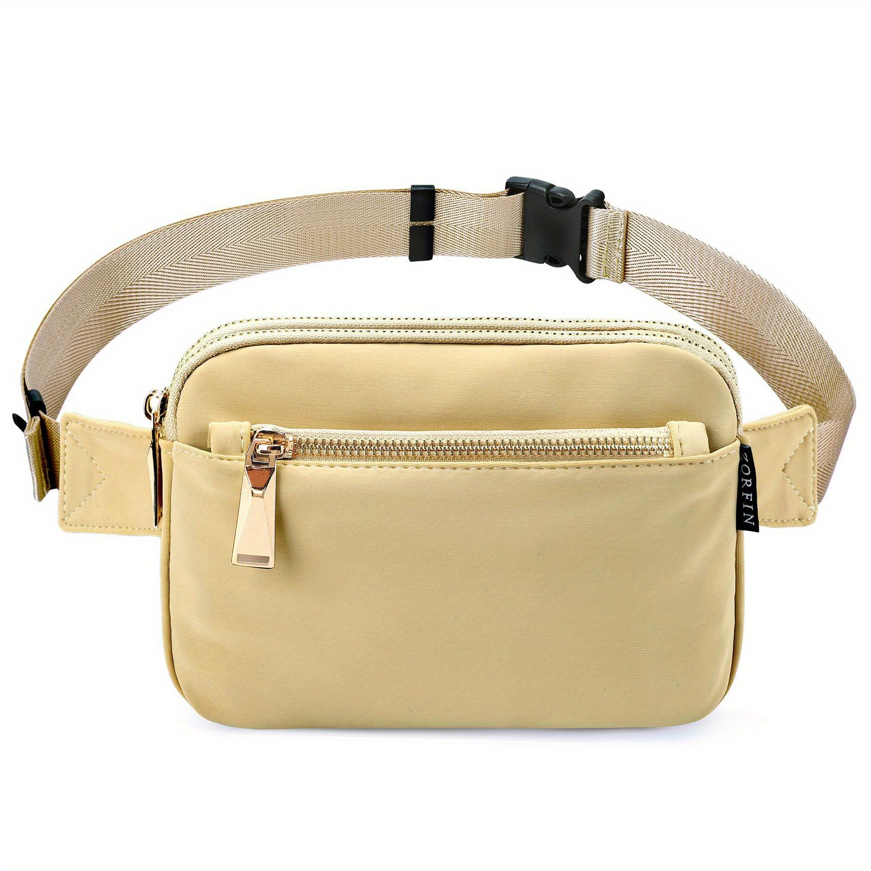 Casual Waist Bag Crossbody Bag Adjustable Strap Simple Fashion