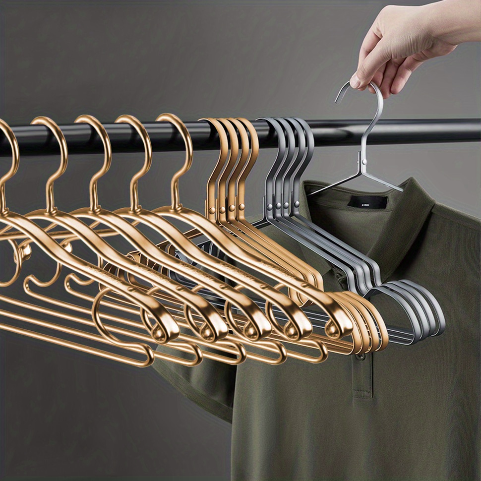 6 Holes Metal Hangers, Jackets Coats Hangers, Coats Storage Hangers - Temu