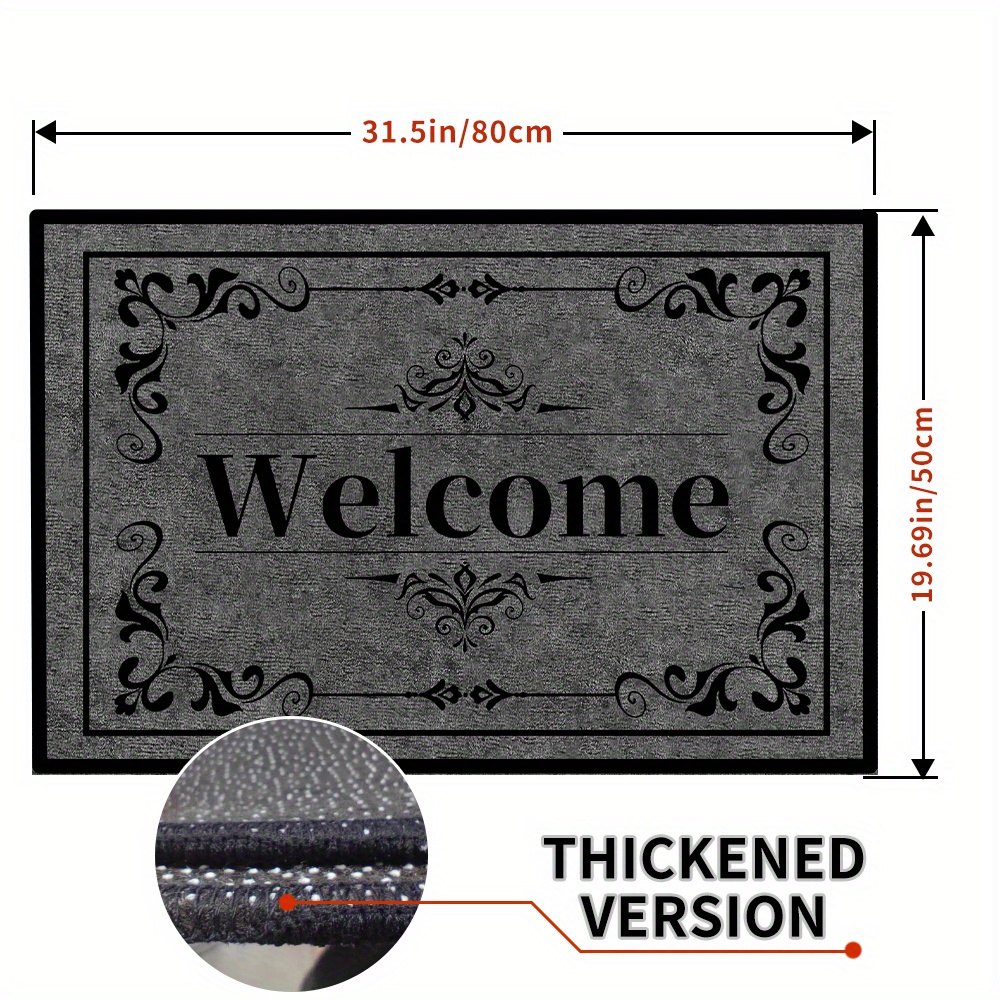 Welcome Established Door Mat – iCustomLabel