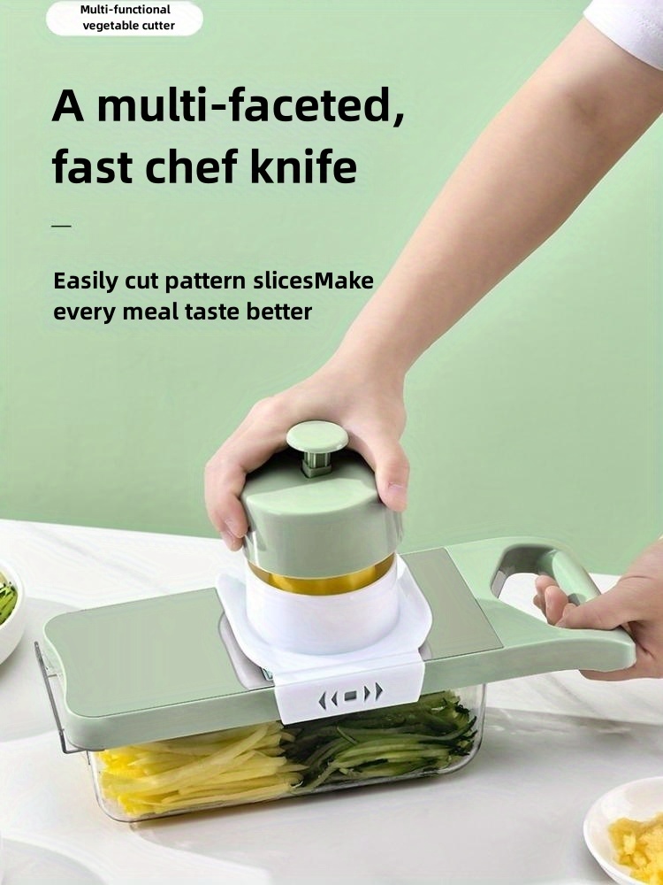 Multifunctional Vegetable Cutter, Kitchen Slicing, Shredding