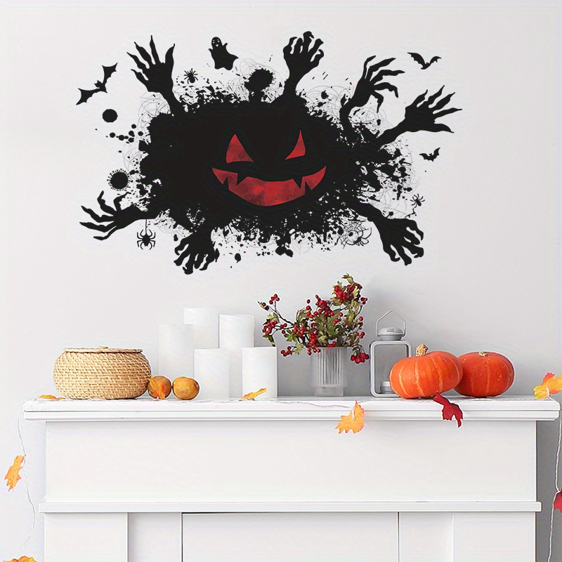 Halloween Wall Decal, Halloween Decor, Large Wall Stickers, Spooky Wall