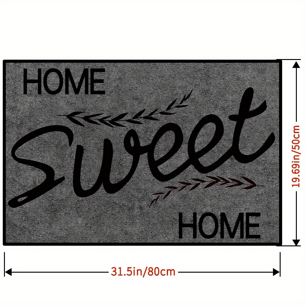 Yubnlvae Carpet Welcome Skinny & Narrow Doormats Skinny Mat Farmhouse Decor Playhouse Mat Stair Mat Welcome Mat C Doormats, Size: 1560