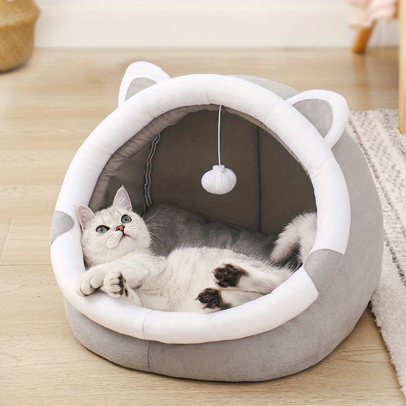 Letto per gatti a forma di foglia Morbido Panno Articoli per la casa  Lavabile in lavatrice Cuscino umano Per animali domestici Nido per dormire
