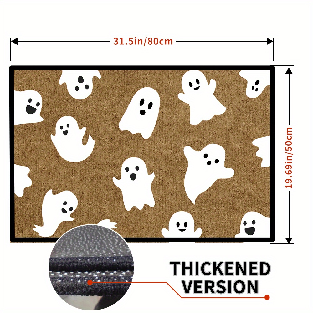 Dirt Resistant Welcome Doormat Halloween Themed Horror Low - Temu