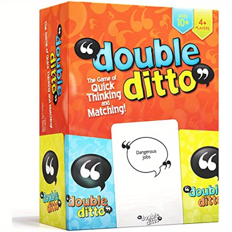 Double Ditto - A Hilarious Family Party Word Board Game - Family Games - games For Adults - Family Games For Game Night - Temu