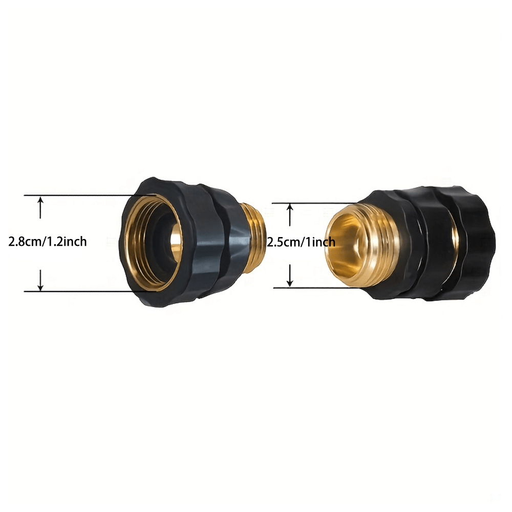 Garden Hose Quick Release Connect Coupler Metal Hose Fitting Temu