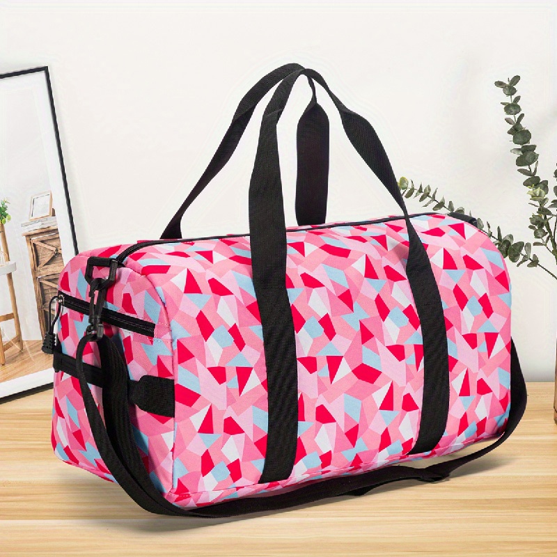 Borsa Porta Abiti Rosa 1pc, Borsa Da Viaggio Pieghevole Portatile Per  Vestiti E Biancheria Da Letto Stagionali, Borsa Per Bagagli Di Grande  Capacità Per Viaggi D'affari, Sport, Fitness, Campeggio, Nuoto, Spiaggia,  Yoga