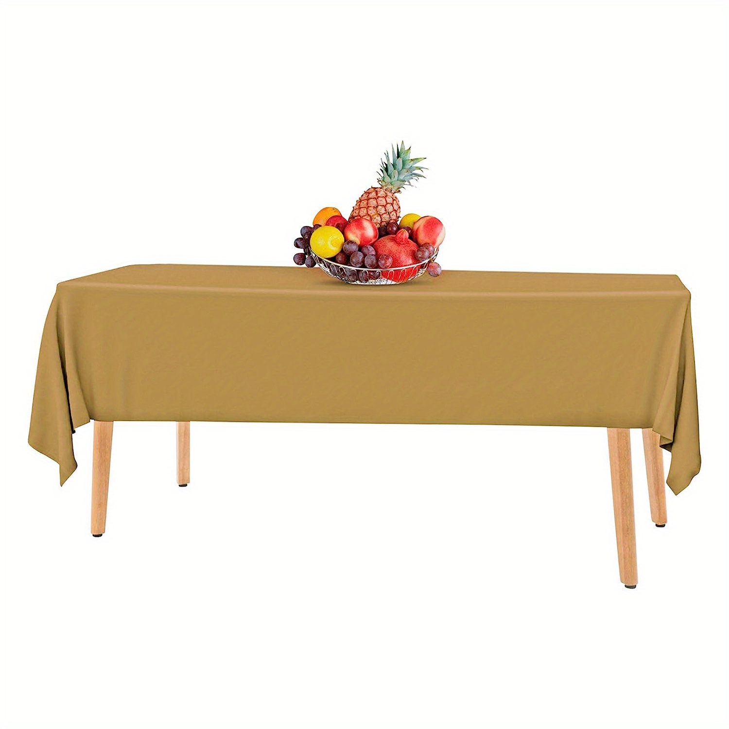 Disposable Table Cover: Durable Plastic Indoor/Outdoor Tablecloth