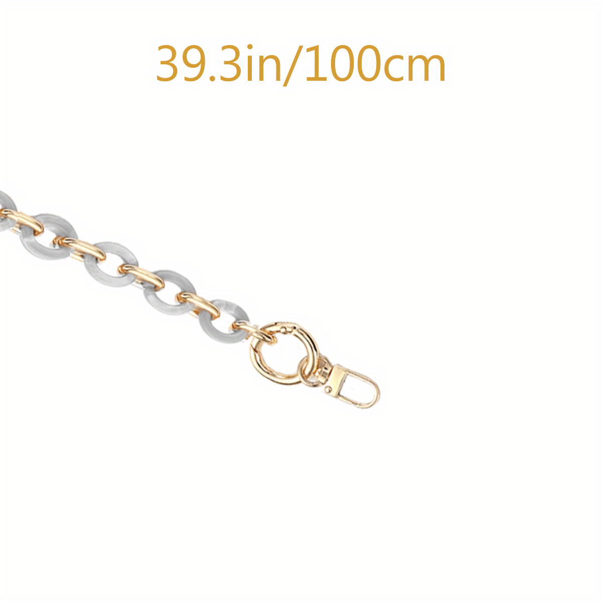 Trendy Diy Acrylic Chain Bag Strap, Replacement Bag Strap, Fashion Travel  Accessories - Temu Austria