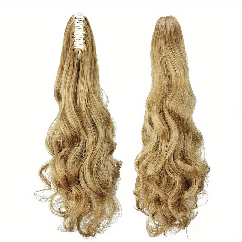 Long Wavy Ponytail Extensions Natural Look Daily Use