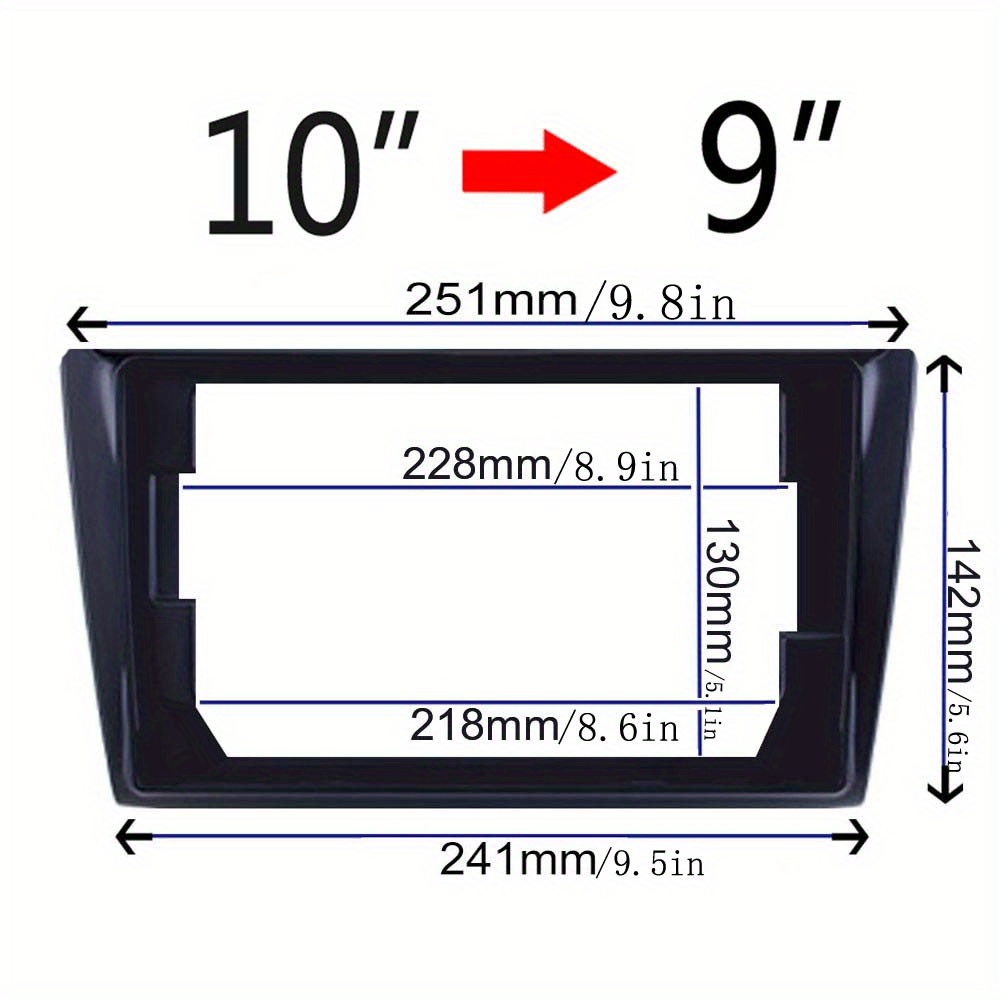 7 Frame 2 Din Frame Panel Mounts For All Car Models Center Console