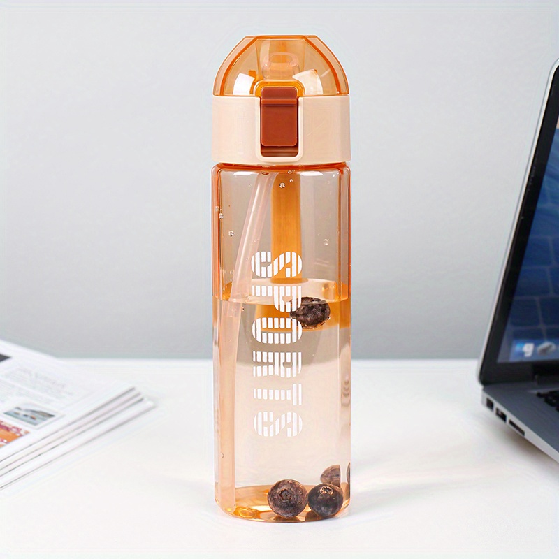 Plastic Portable Transparent Water Bottle