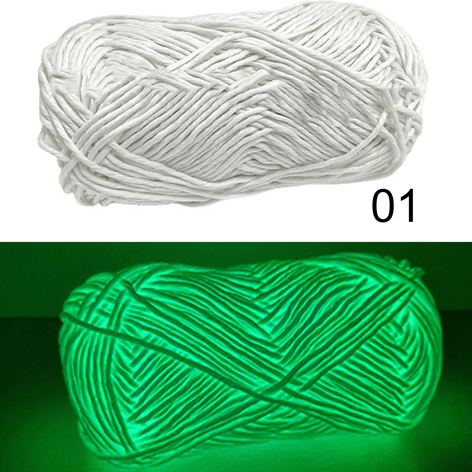 Luminous Yarn Glow in The Dark Yarn 150d 300d Embroidery Thread