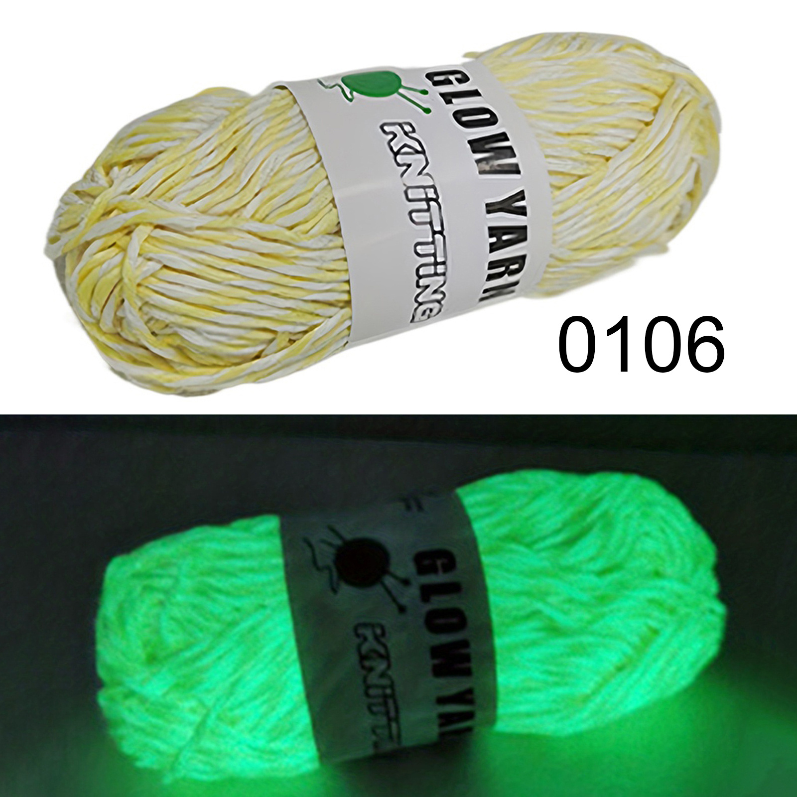 Glow In The Dark Yarn For Crochet Yarn Fluorescent Luminous - Temu United  Arab Emirates
