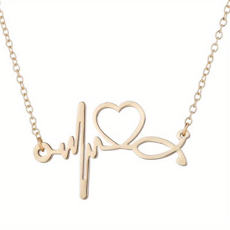 Stethoscope on sale gold necklace