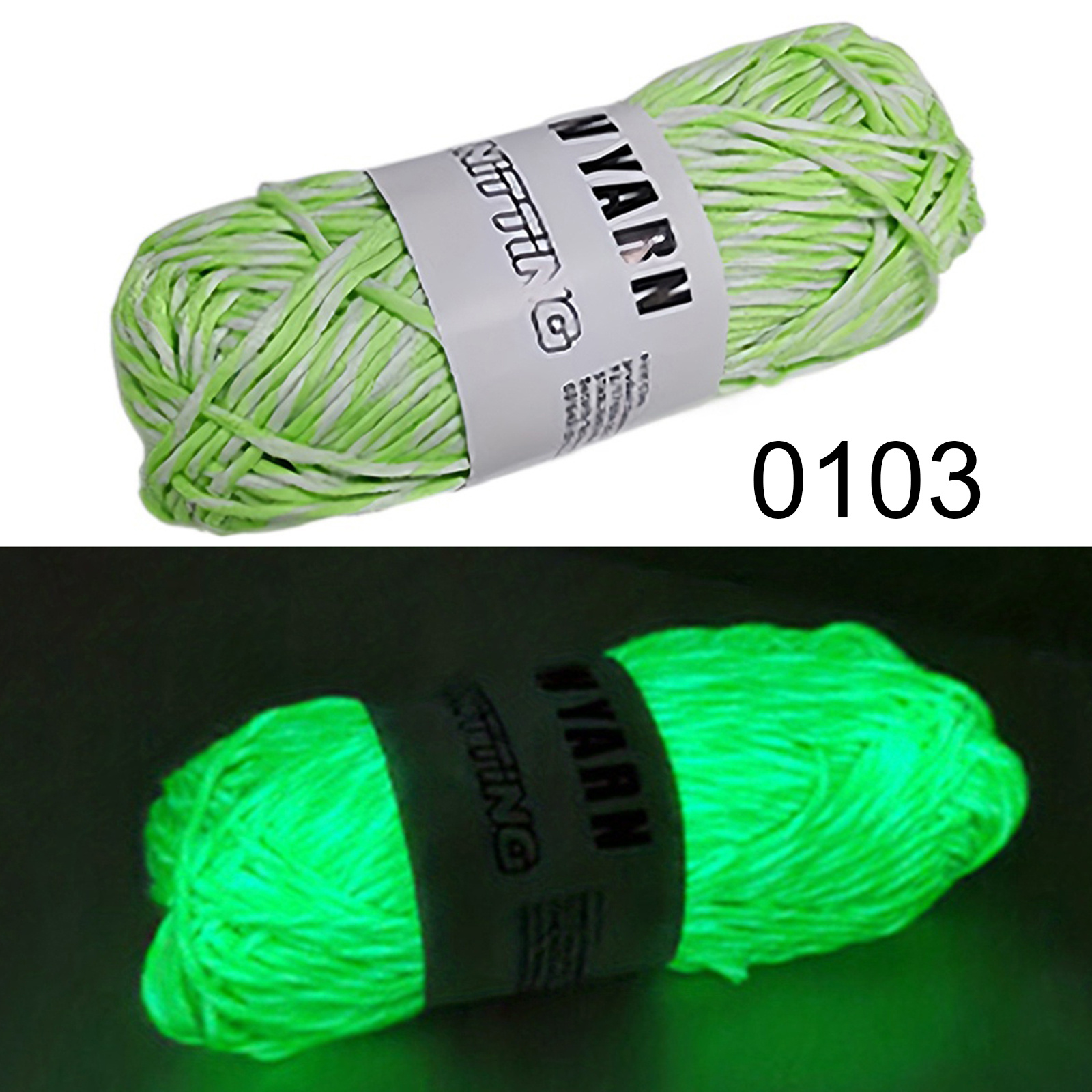 Luminous Knitting Glowing Crochet Yarn Soft Comfortable Yarn - Temu