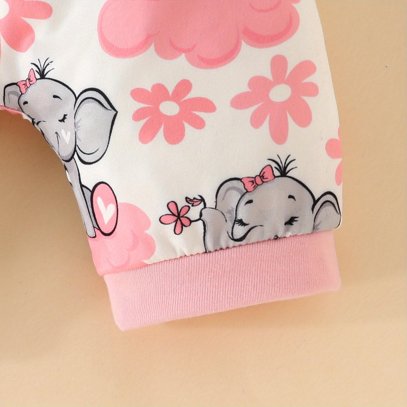 Baby Girls Cute Elephant Letter Graphic Short Sleeve Triangle Romper Shorts Hairband 3pcs Set Mommy s Girl Cute Clothes For Summer details 7