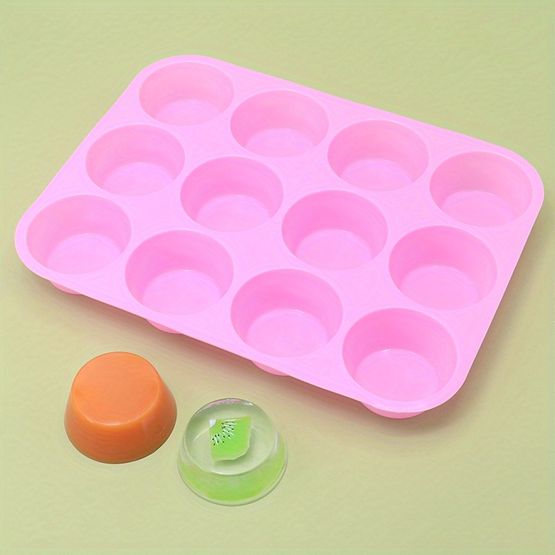 24 Mini Muffin HOT PINK Mini Cupcake Silicone Baking Mould