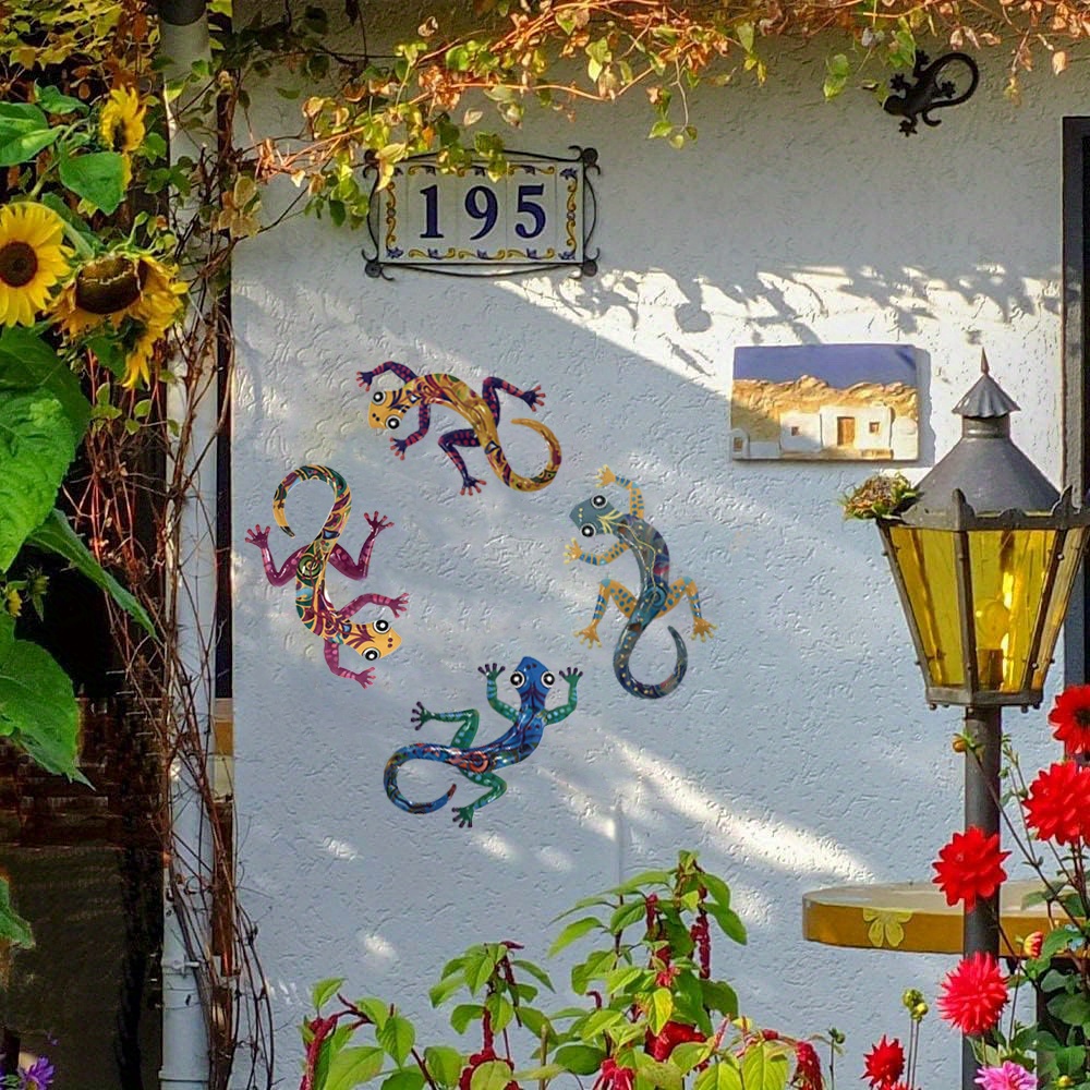 MUMTOP - Decorazione da parete in metallo con sole e luna, 34 cm, decorazione da parete per esterni, decorazione da appendere per giardino, cortile, soggiorno, camera da letto, patio, balcone