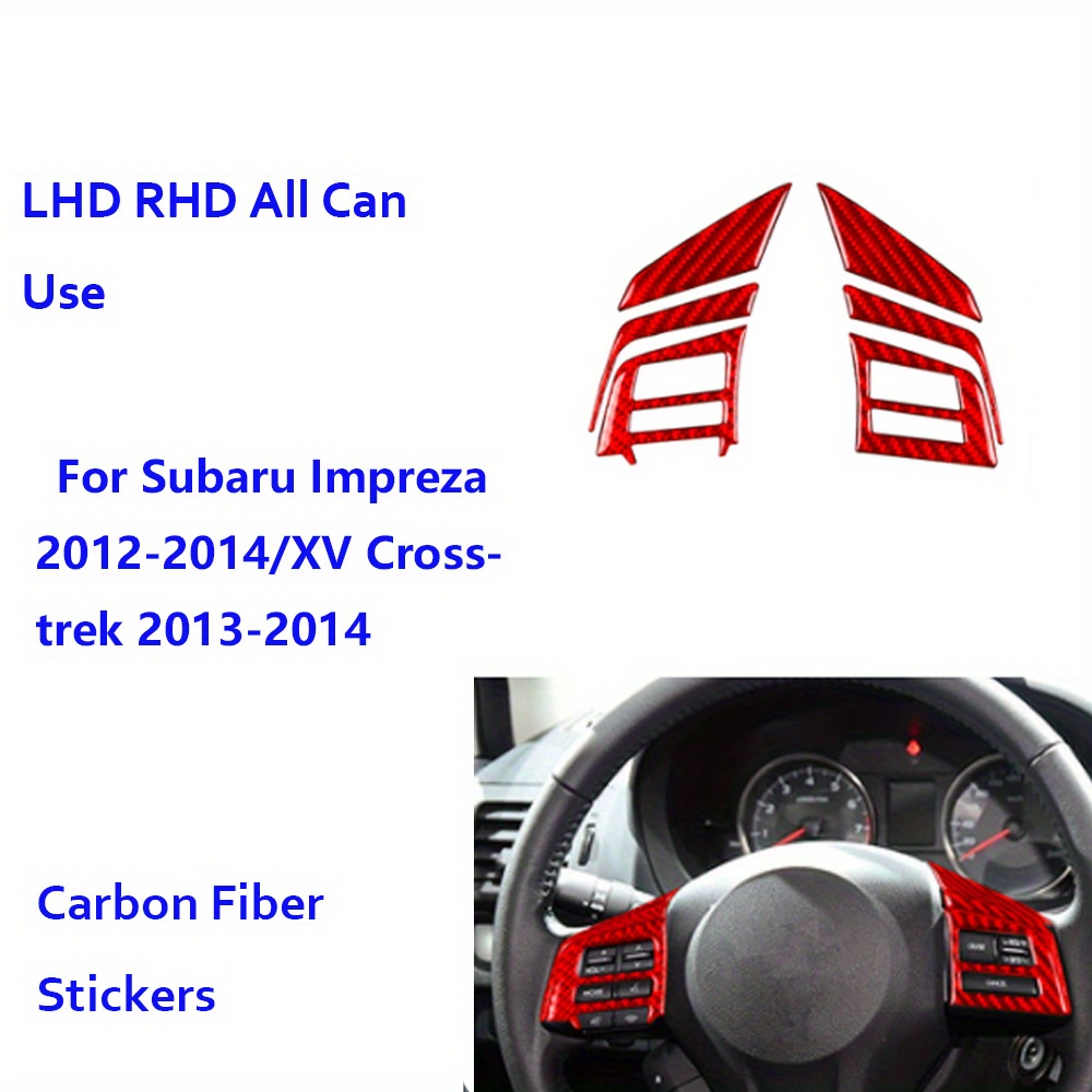Kaufe Auto Lenkrad Abdeckung Carbon Fiber Textur Aufkleber