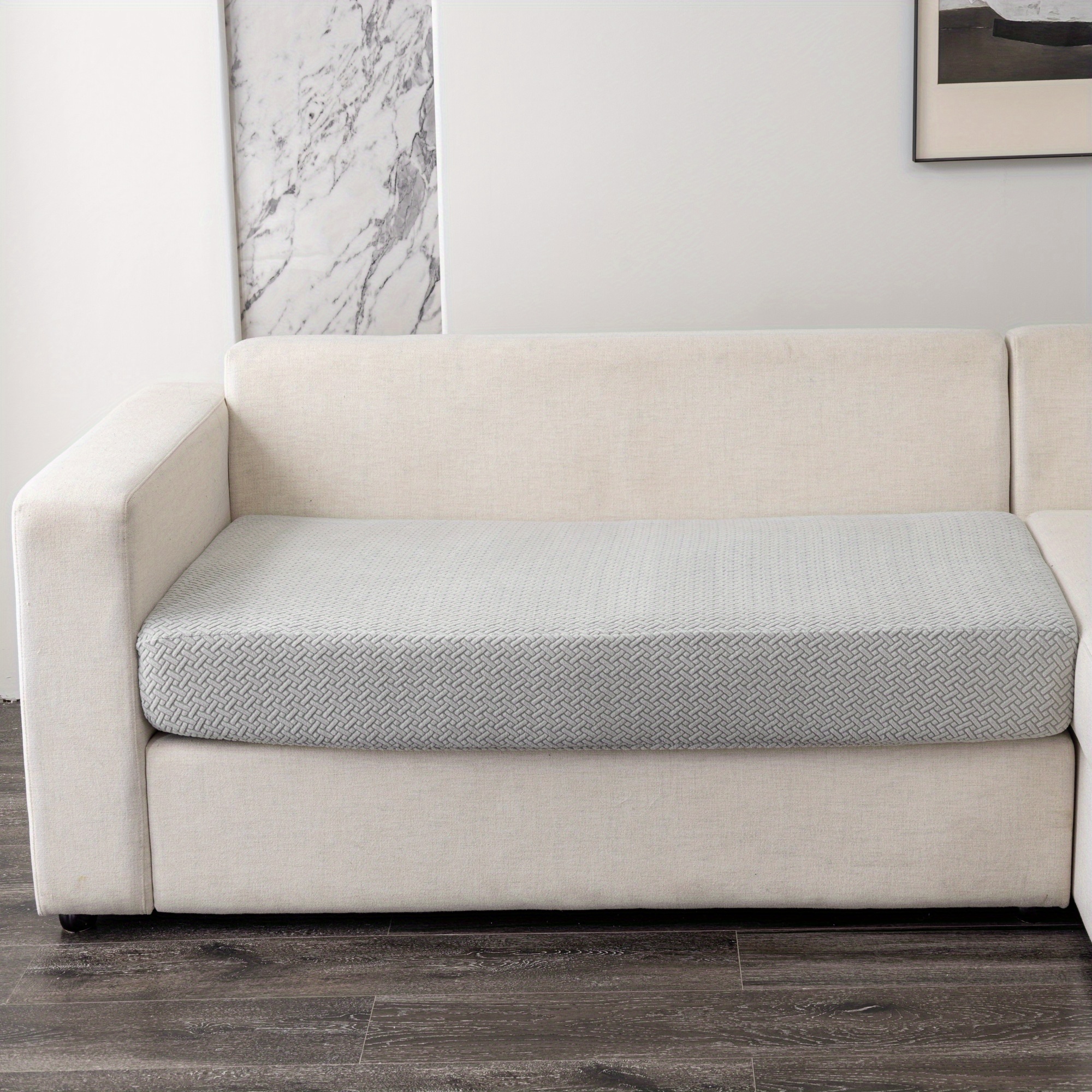 Stretchable Universal Sofa Cushion Cover - Easy To Clean And Durable - Temu