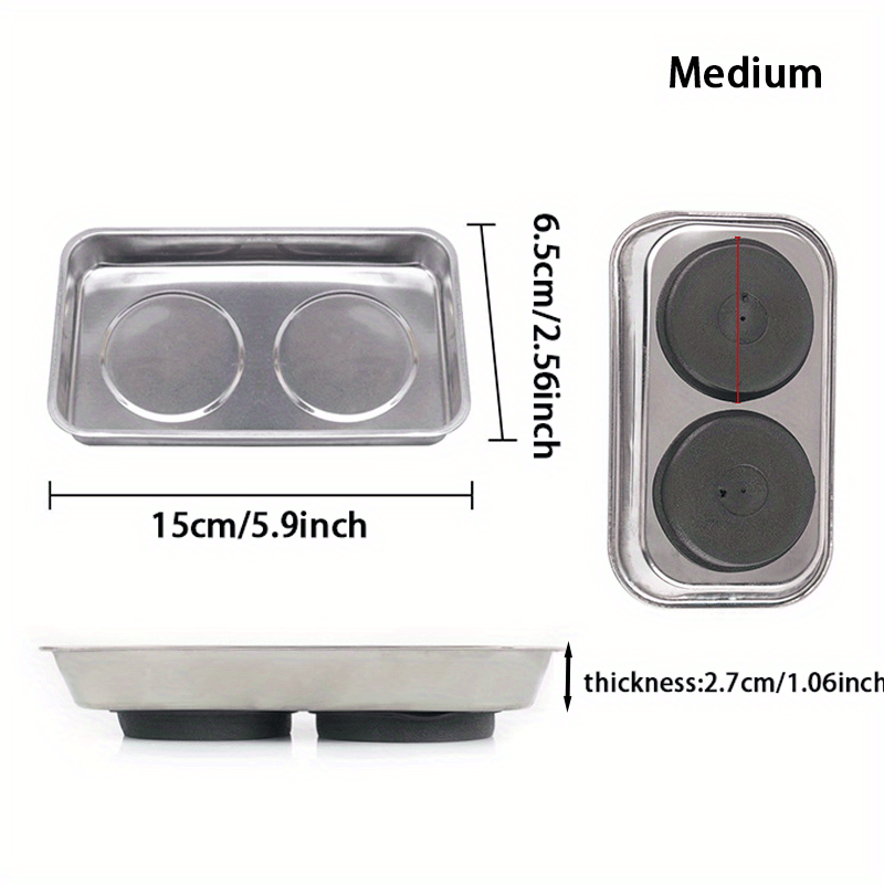 6magnetic Tray Tool Holder Magnetic Bowl stainless Steel - Temu