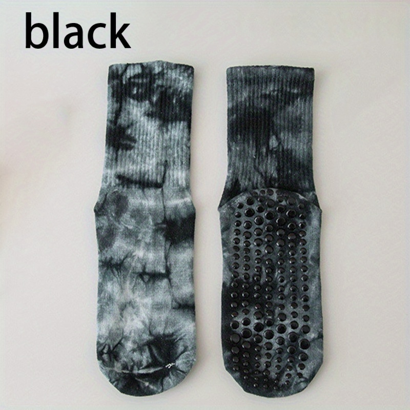 Women's Comfortable Tie Dye Non slip Yoga Pilates Socks - Temu Australia
