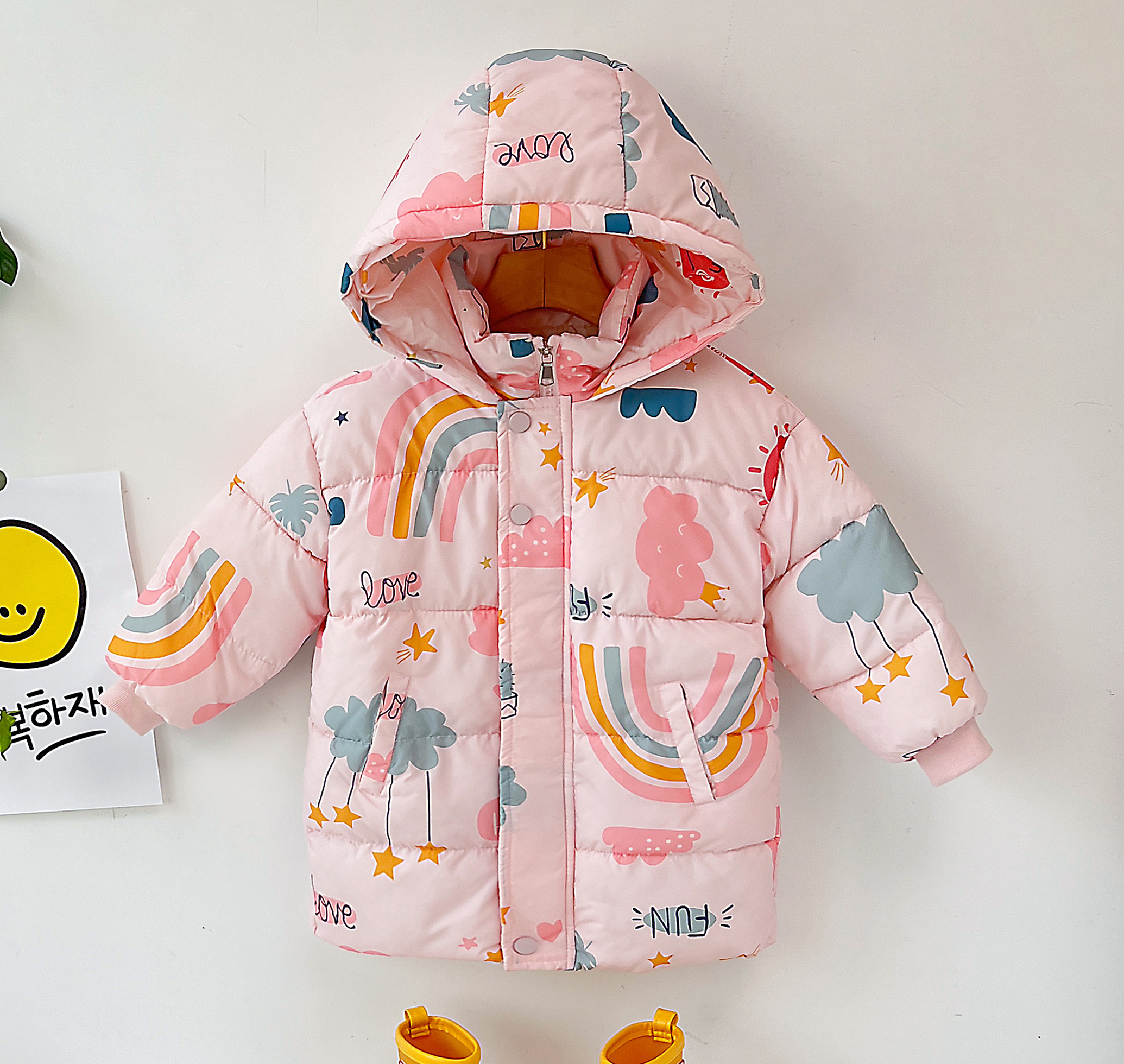 Toddler Dinosaur Hooded Jacket Lightweight Windbreaker (Spring