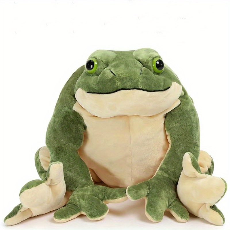 BRINJOY Giant Frog Stuffed Animal, 28 Large Plush Green Tree Frog
