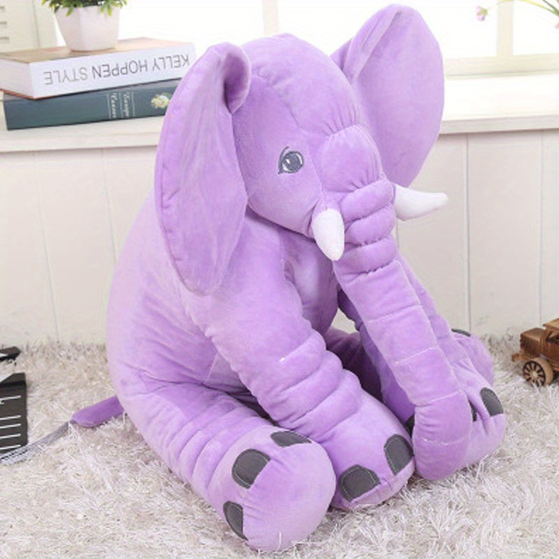 Purple elephant stuffed best sale animal