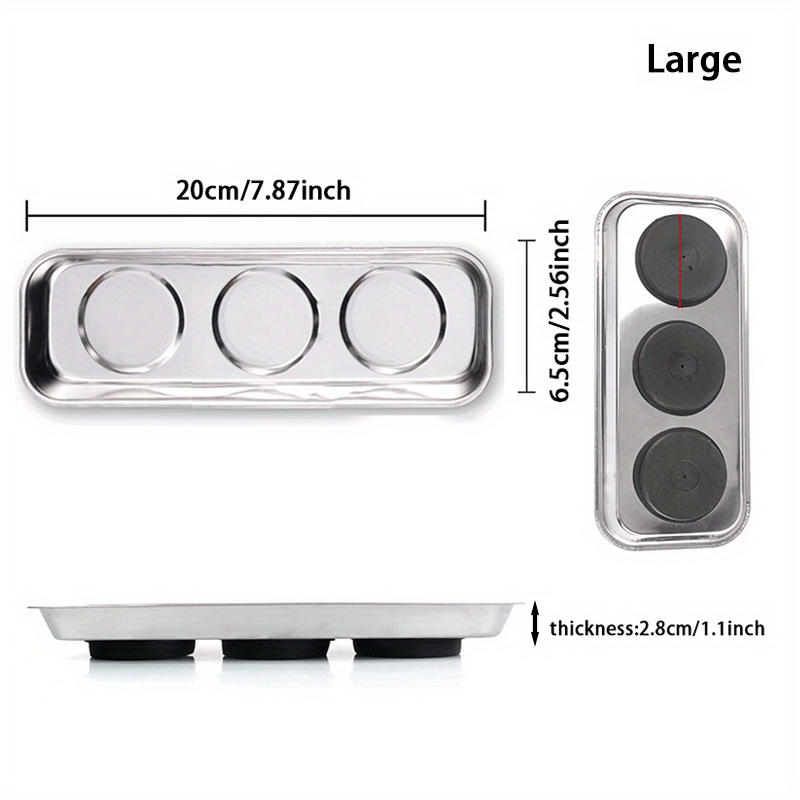 6magnetic Tray Tool Holder Magnetic Bowl stainless Steel - Temu