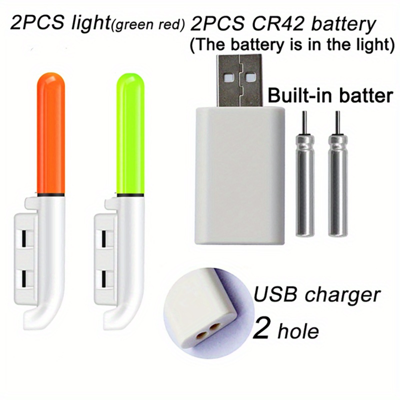 10Pcs Light Sticks Green / Red Work with CR322 Battery Operated