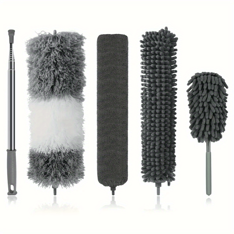 Adjustable Telescopic Duster Brush Bending Dust Whisk Dust Removal  Household Dusting Household Cleaning Tools - Temu