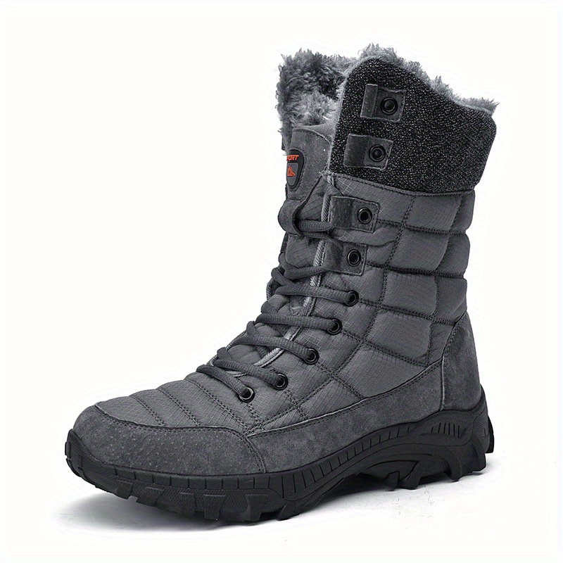 Winter Snow Boots Men s Non slip Insulated Warm Durable - Temu