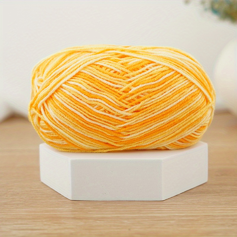 Dye Gradient Milk Cotton Yarn 3 Strands Hand Knitting - Temu